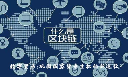 数字货币：巩固国家货币主权的新途径